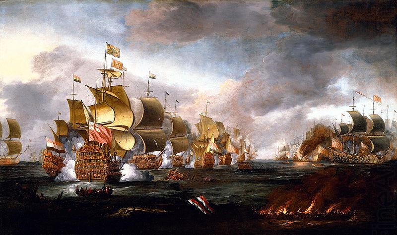 Adriaen Van Diest The Battle of Lowestoft china oil painting image